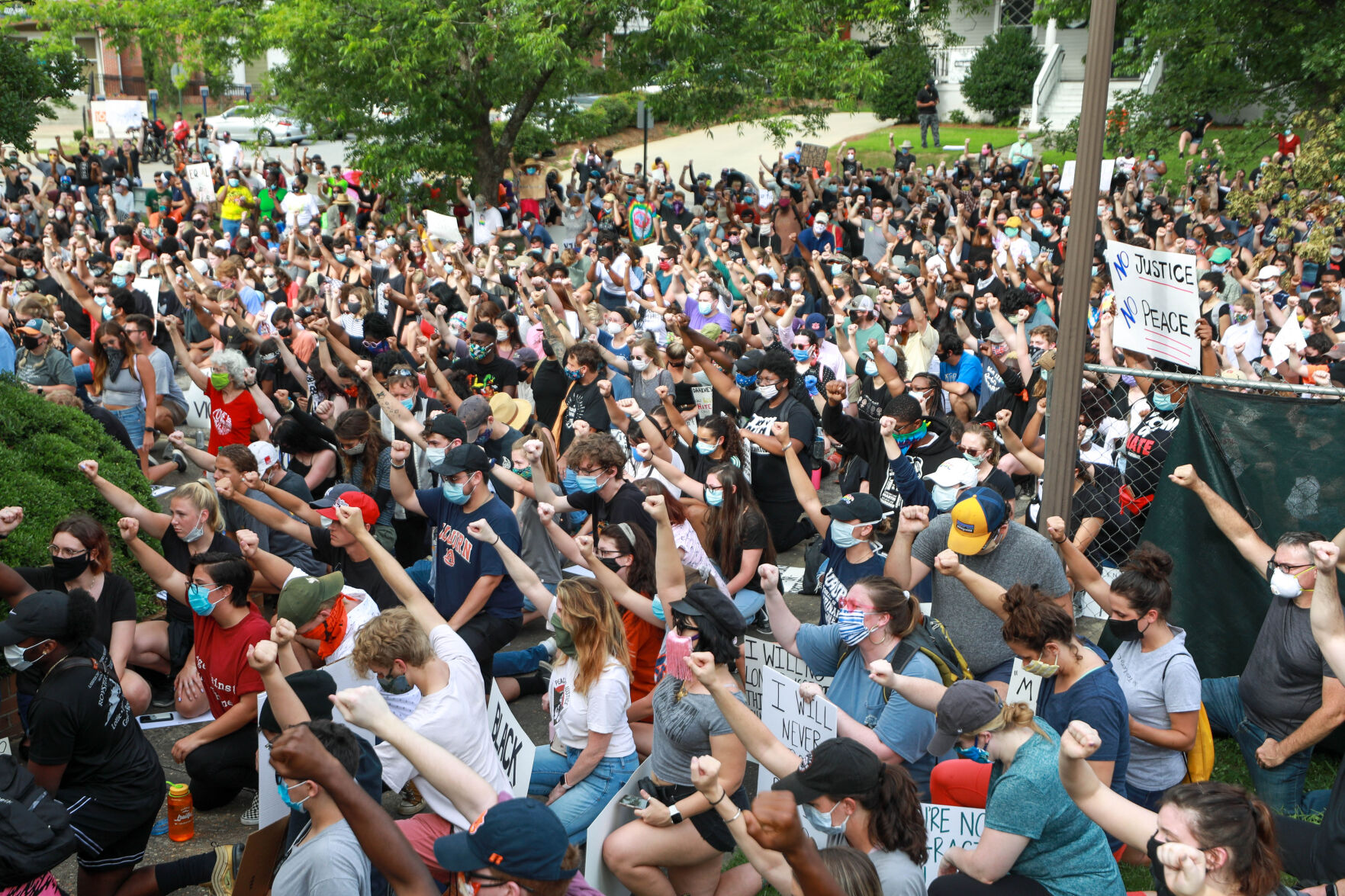 Auburn Students & Community for Change protest and march